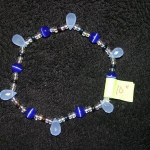 handmade Swarovski anklet